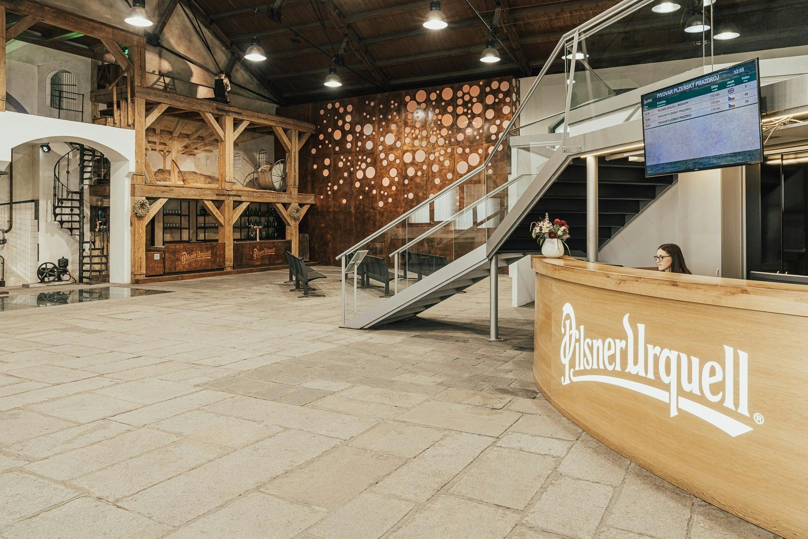 レストラン「Pilsner Urquell Brewery」