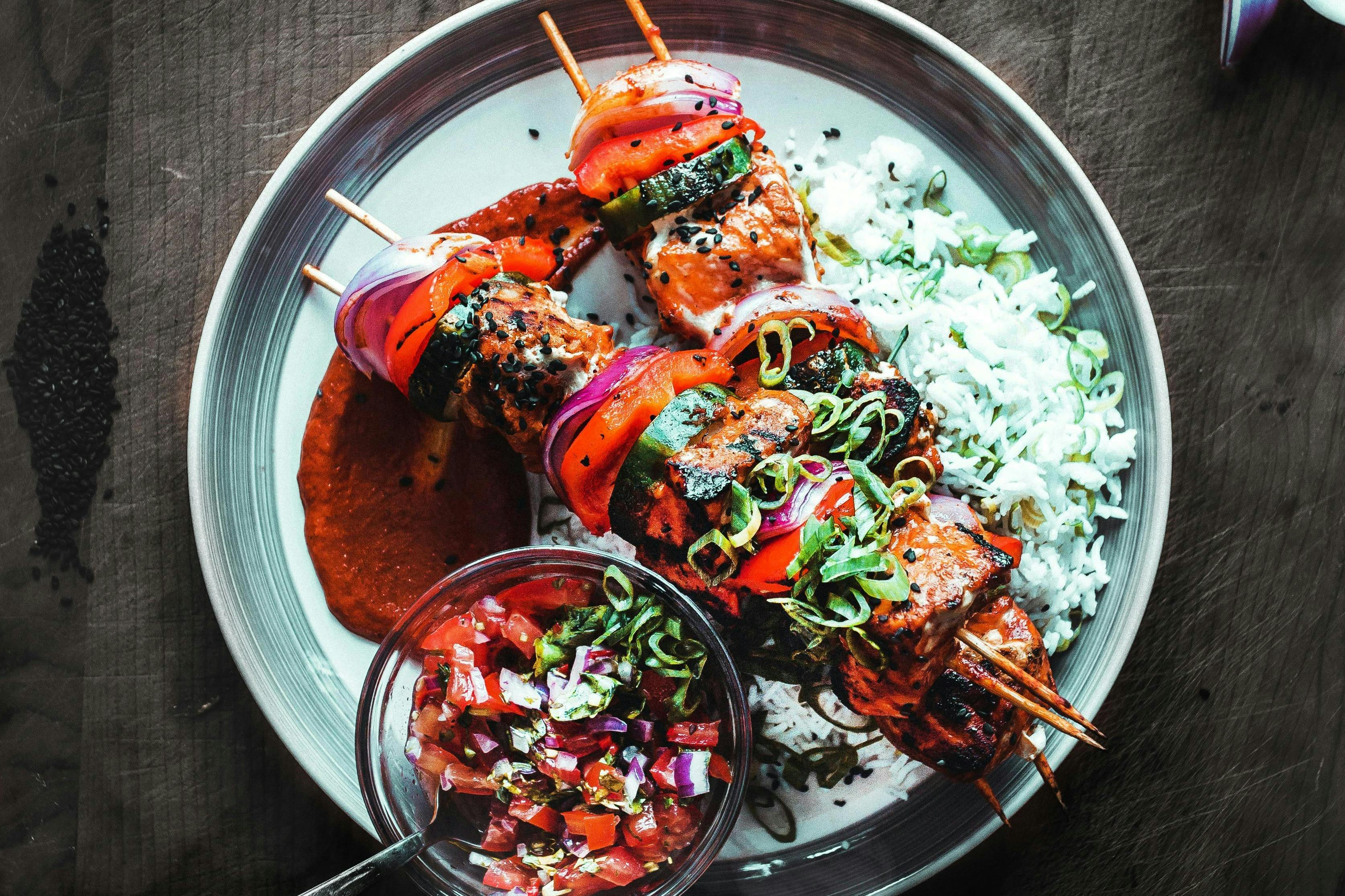 Una barbacoa d'estil grec