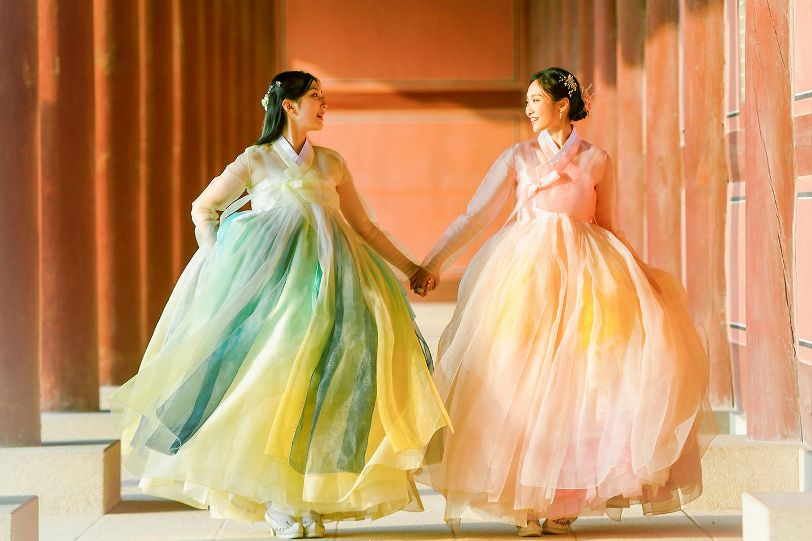 Photoshoot & Premium Hanbok Rental: Hanbok Rental + Optional Make-Up at Gyeongbokgung - Photo 7