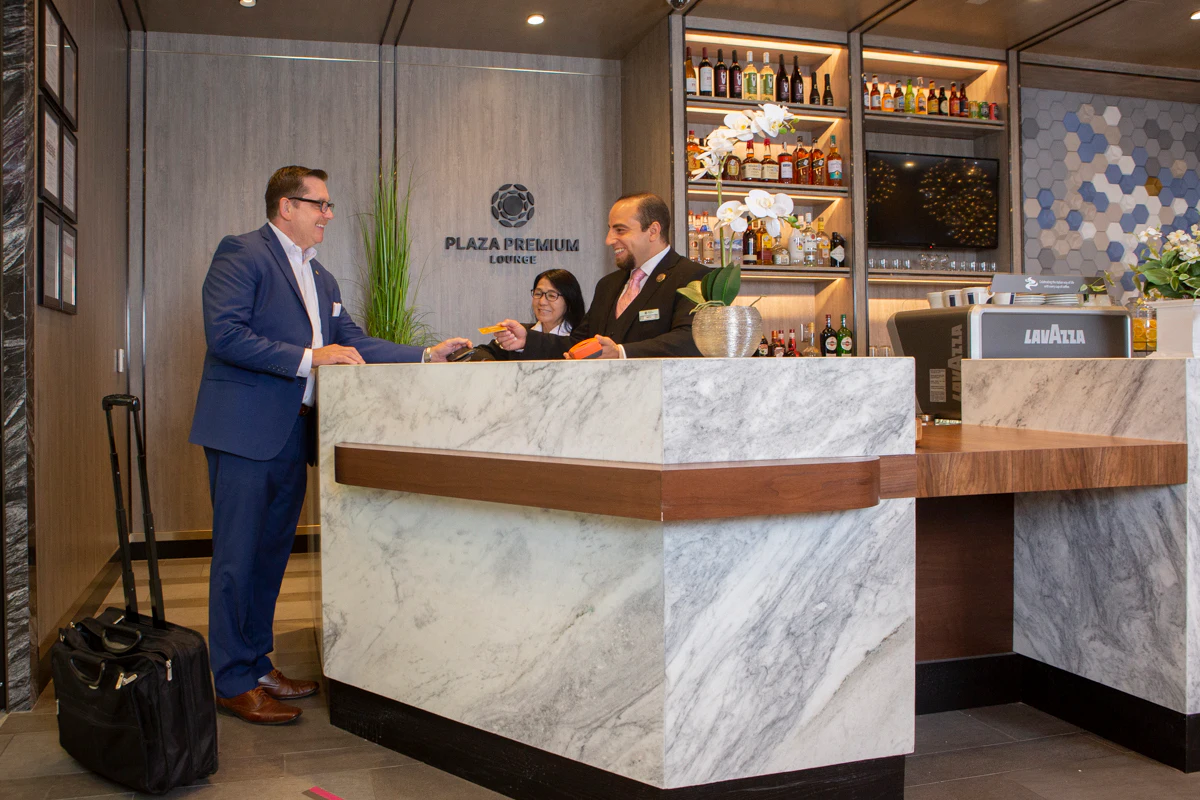 Plaza Premium Lounge at Dallas Fort Worth International Airport
