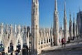 De terrassen van de Duomo di Milano