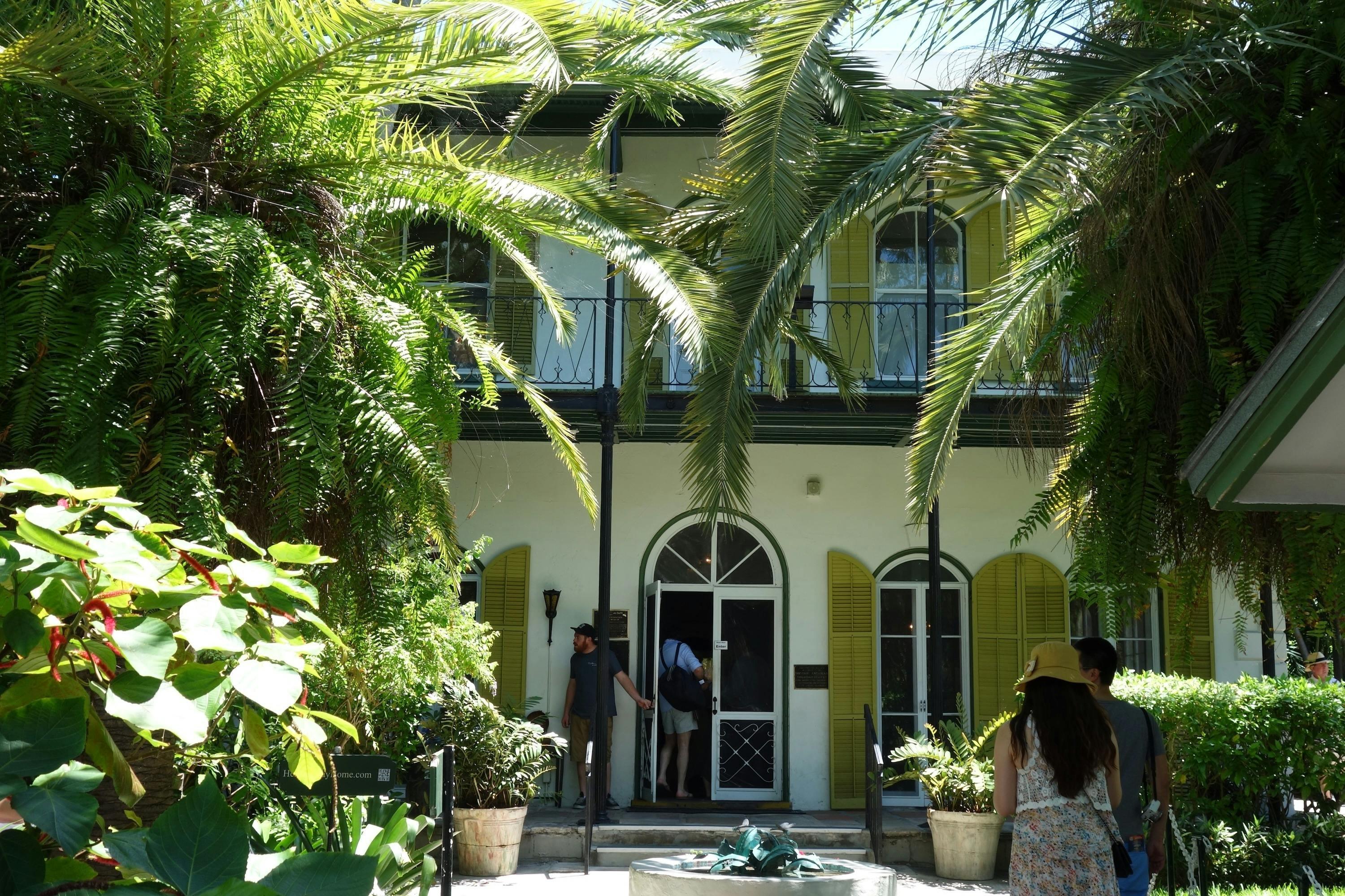 Ernest Hemingway's House is located in Downtown Key West