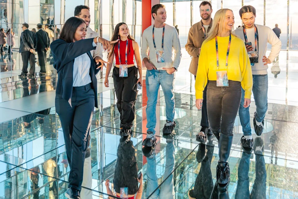 Guests enjoying their tour