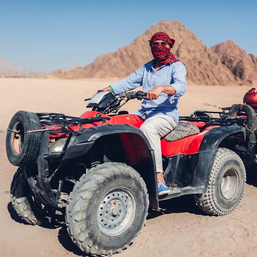 Safari por el desierto en camello y quad desde Sharm el-Sheij + Cena