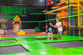 Trampolines and rope course