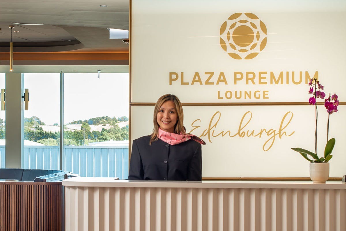 Edinburgh Lufthavn - Plaza Premium Lounge (Afgangshallen)