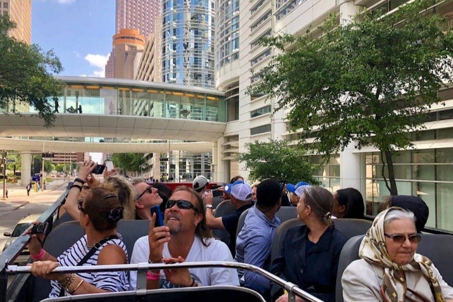 Хьюстон: экскурсия по городу на двухэтажном автобусе с открытым верхом