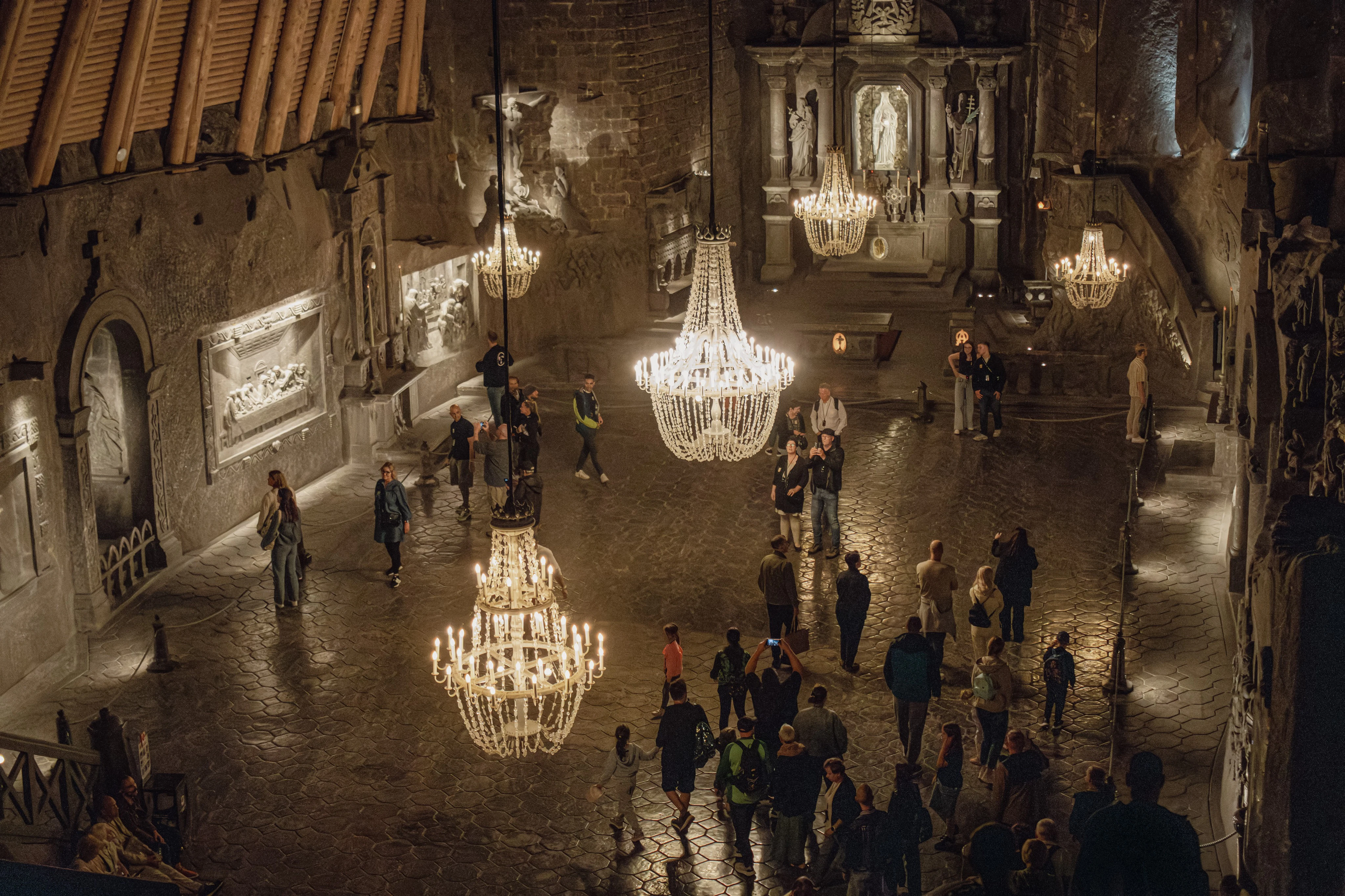 Mina de sal de Wieliczka: bilhete de acesso rápido + tour guiado