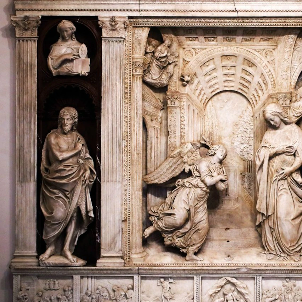 Donatello bas-relief