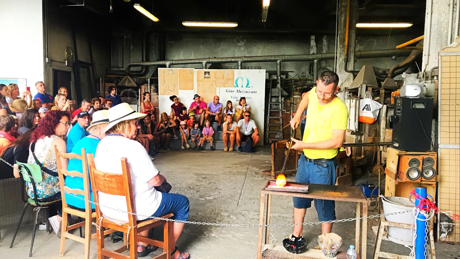 Murano: Glass-blowing Demonstration + One-Way Transfer