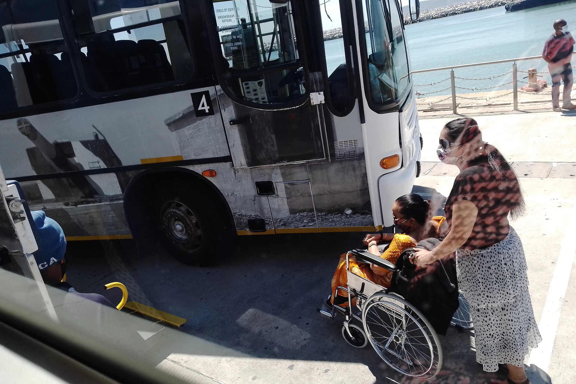 Buses and Ferries are wheelchair accessible.