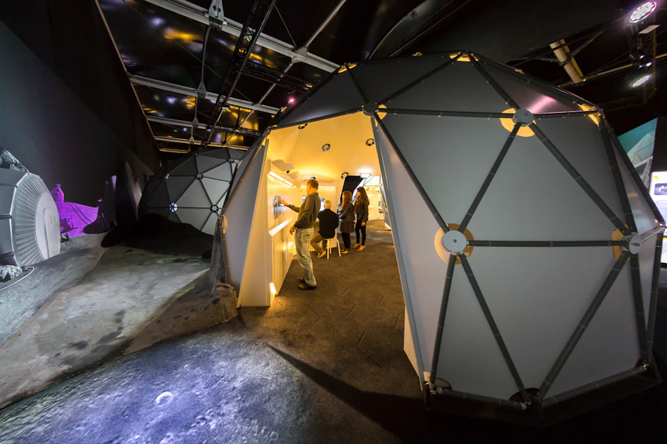 Moon" exhibition