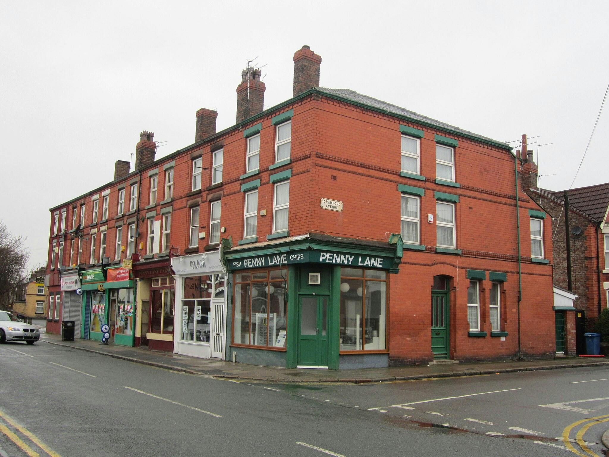 リバプールのペニー・レーン