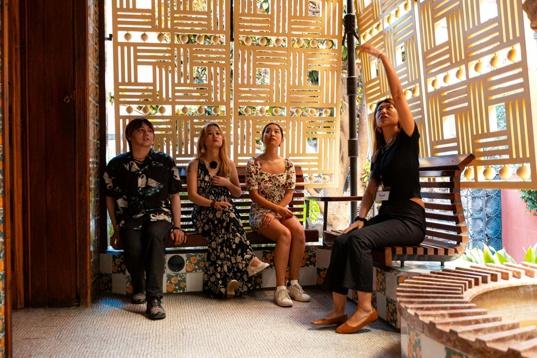 The tribune, one of the most iconic places of Casa Vicens