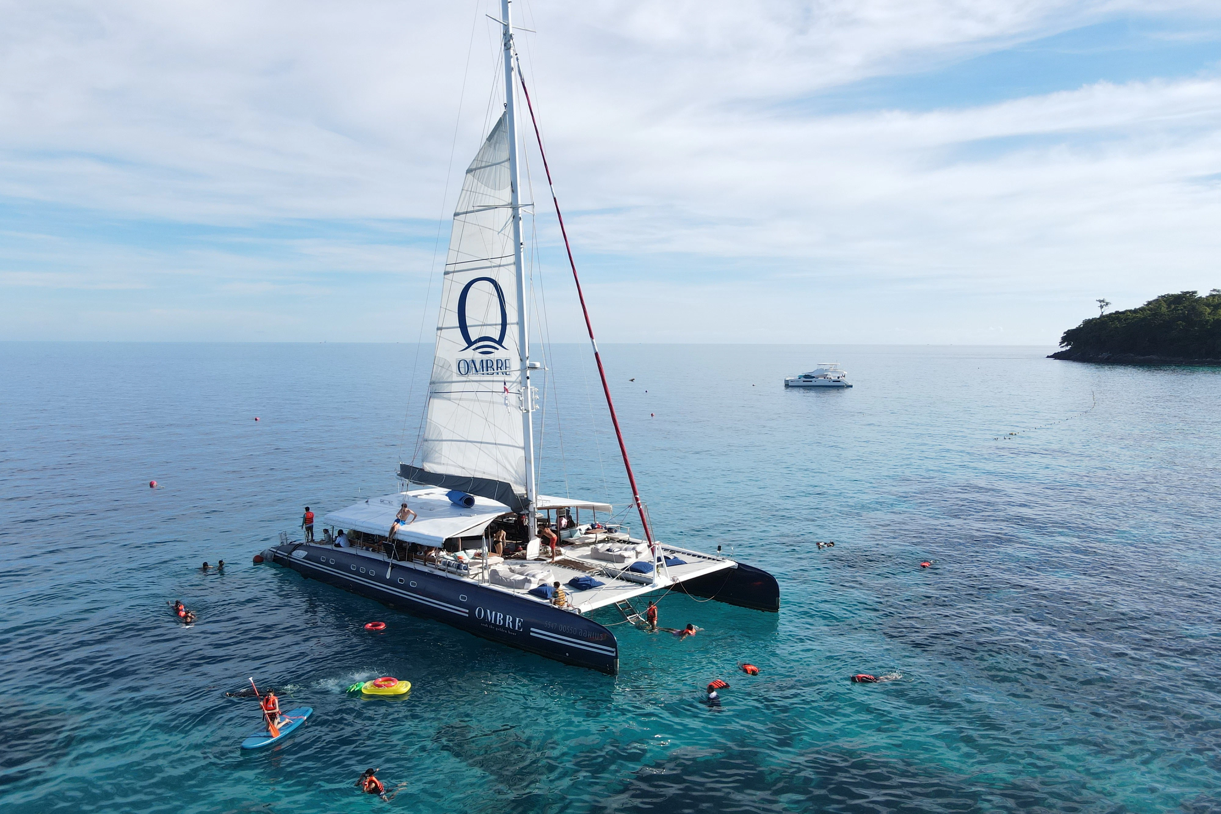 Racha & Coral Island: Ombre Yacht Cruise from Phuket + Lunch & Dinner