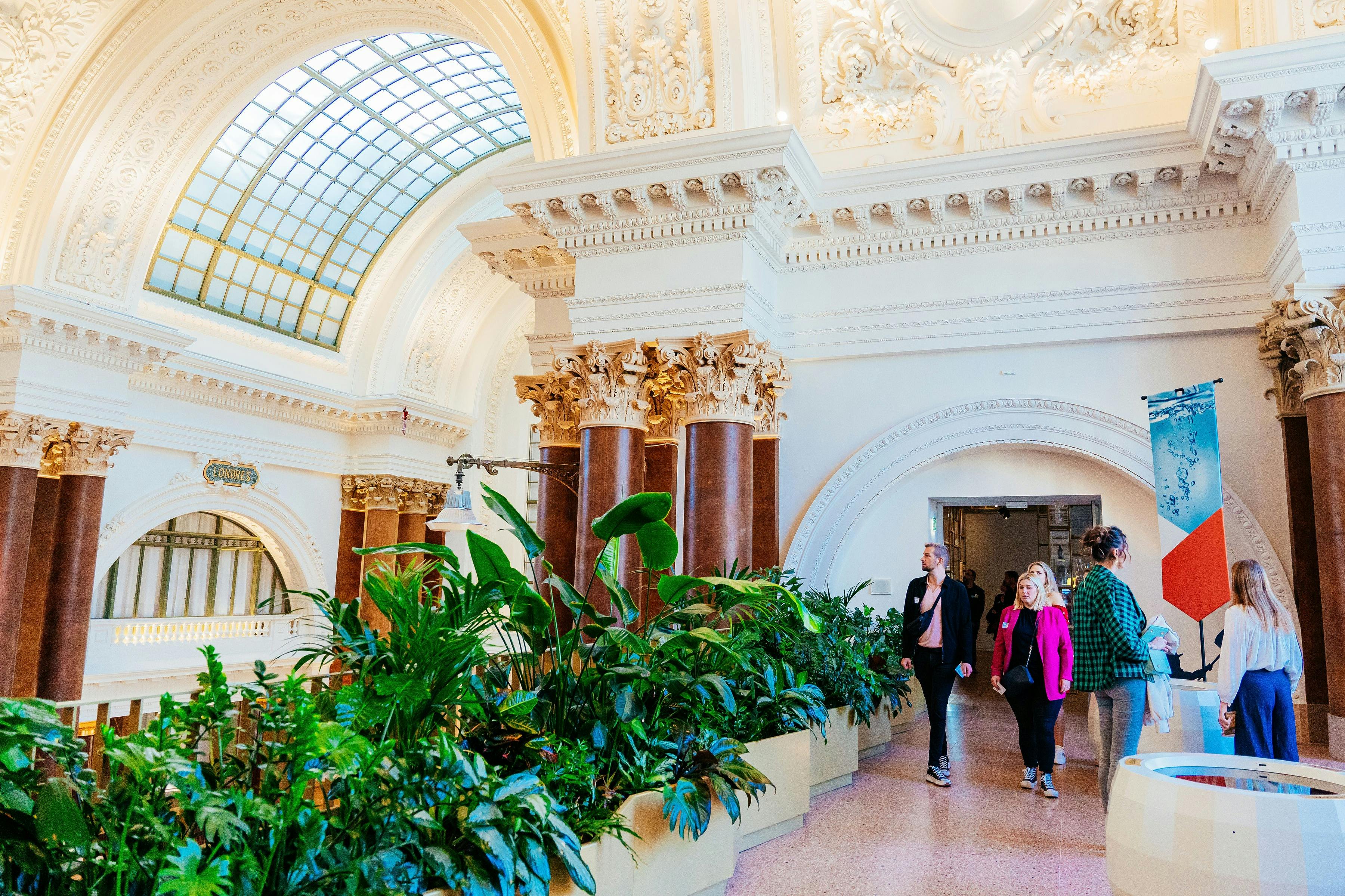 Innenansicht der belgischen Bierbörse World Stock Exchange