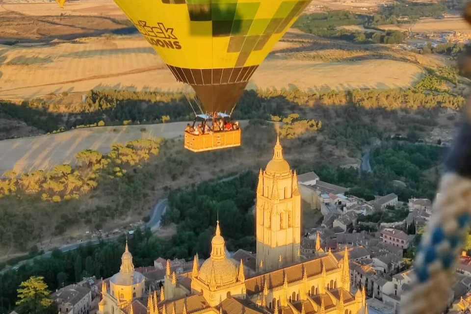 Hot Air Balloon over Segovia