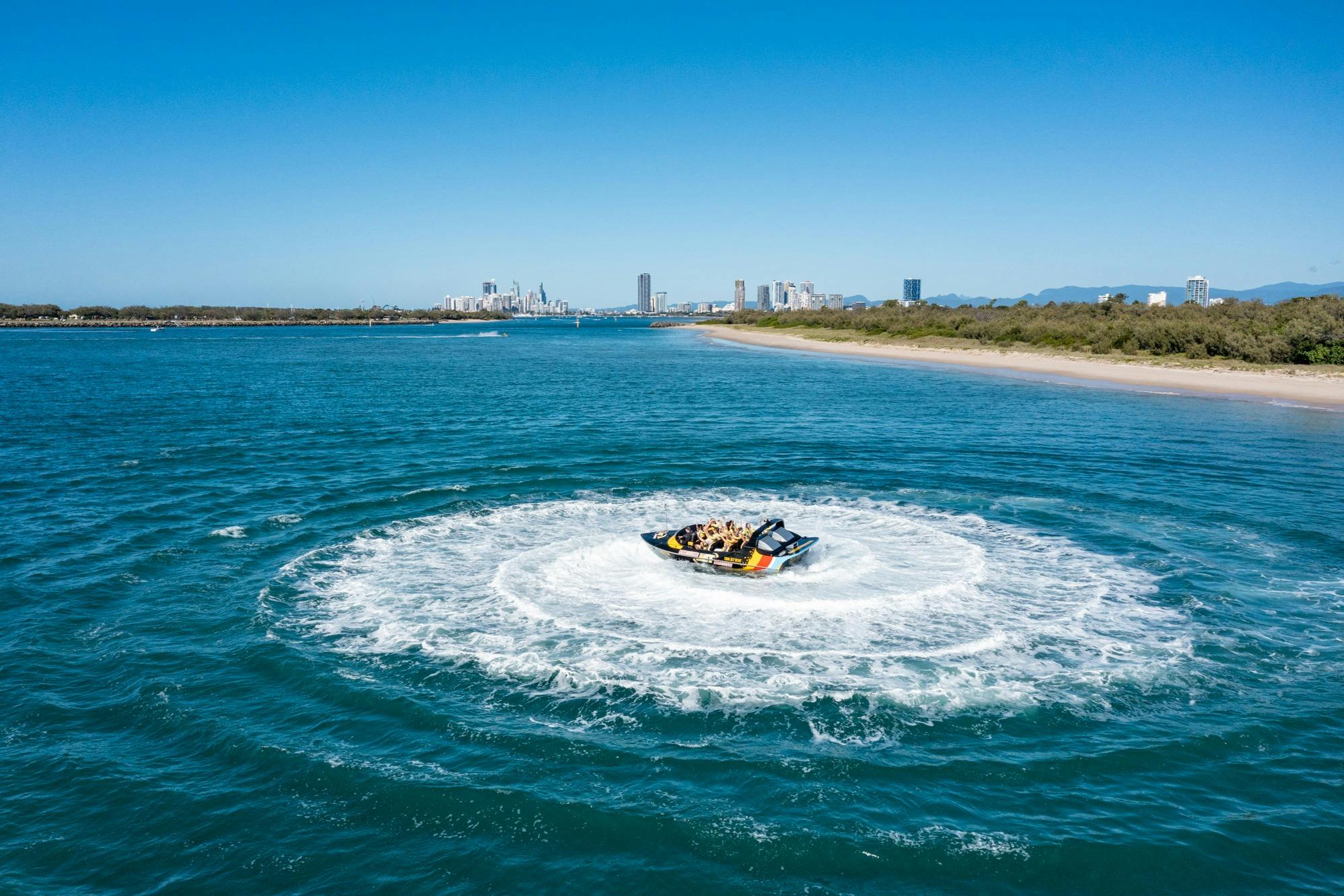 Jet boat spin