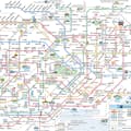 Mapa de la ruta del metro de Tòquio