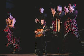 Flamenco tablao umělci Casa Ana.