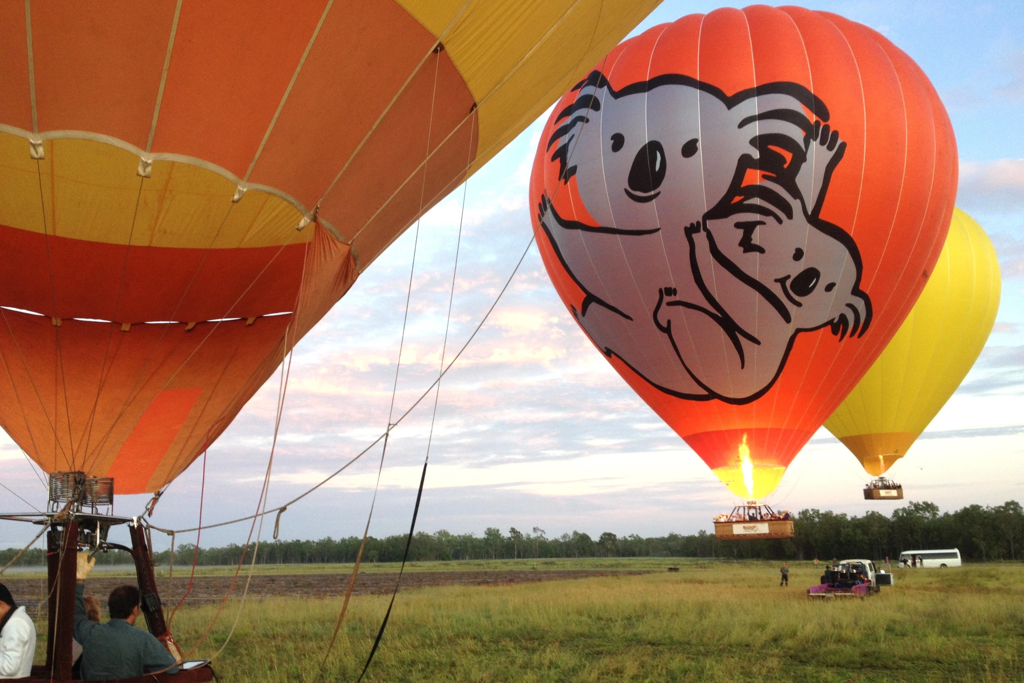 Gold Coast: Hot Air Balloon Experience + Drink