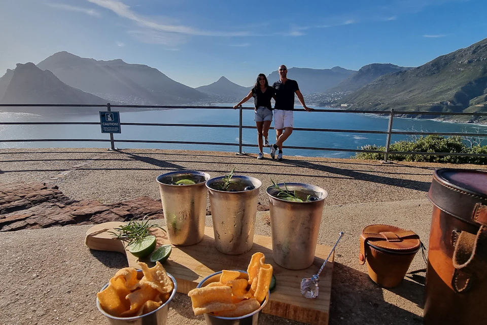 lunch at the Hout Bay lookout