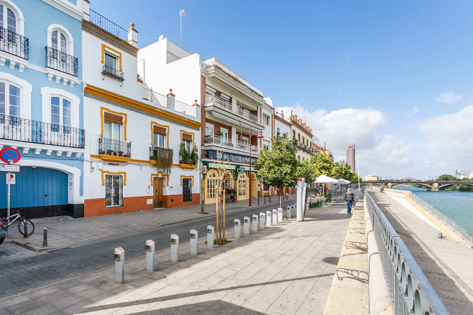 View of the picturesque Betis Street
