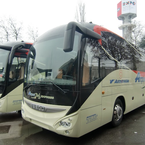 Bus de enlace entre el aeropuerto de Orio al Serio y Milán