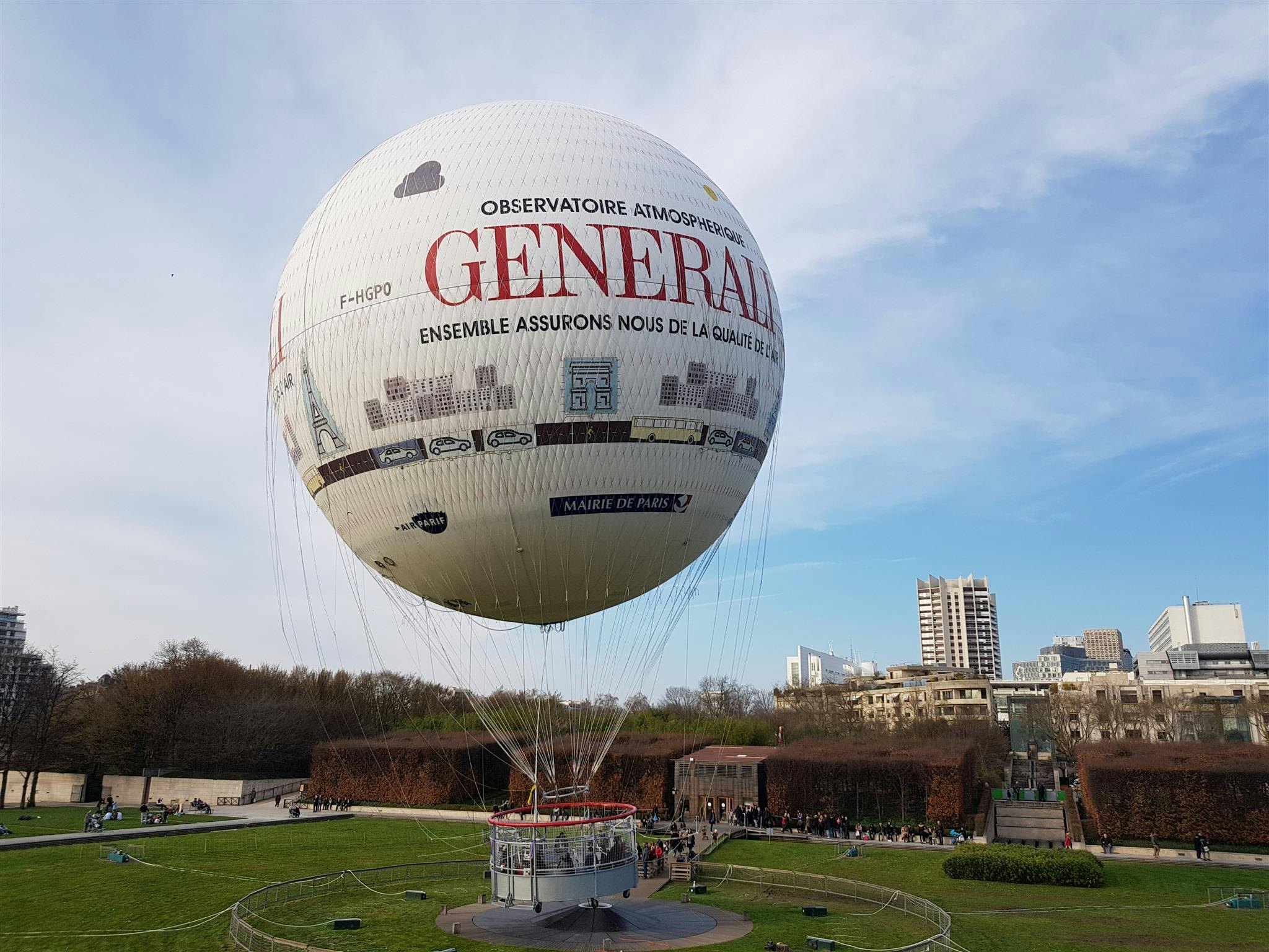 Ballon de Paris Generali — Paris attraction & tickets