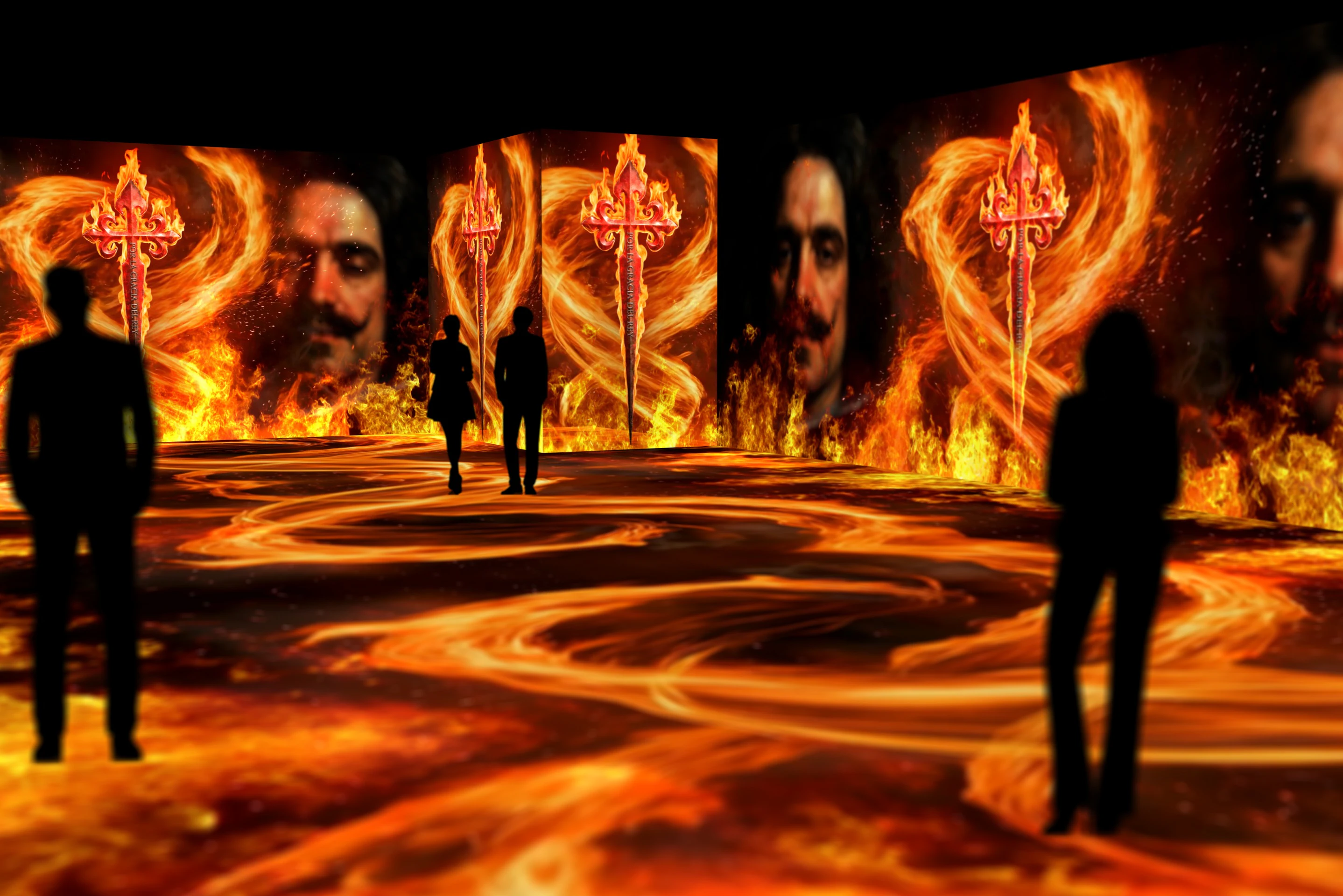 Nomad Immersive Museum: The Immortal Triad Exhibition Entry