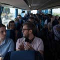 Passatgers a bord de l'autobús de Terravisió