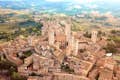 Vista su San Gimignano