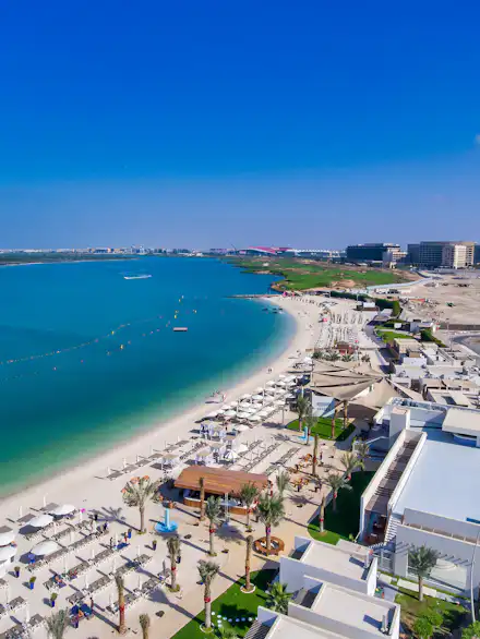 Yas-stranden i Abu Dhabi