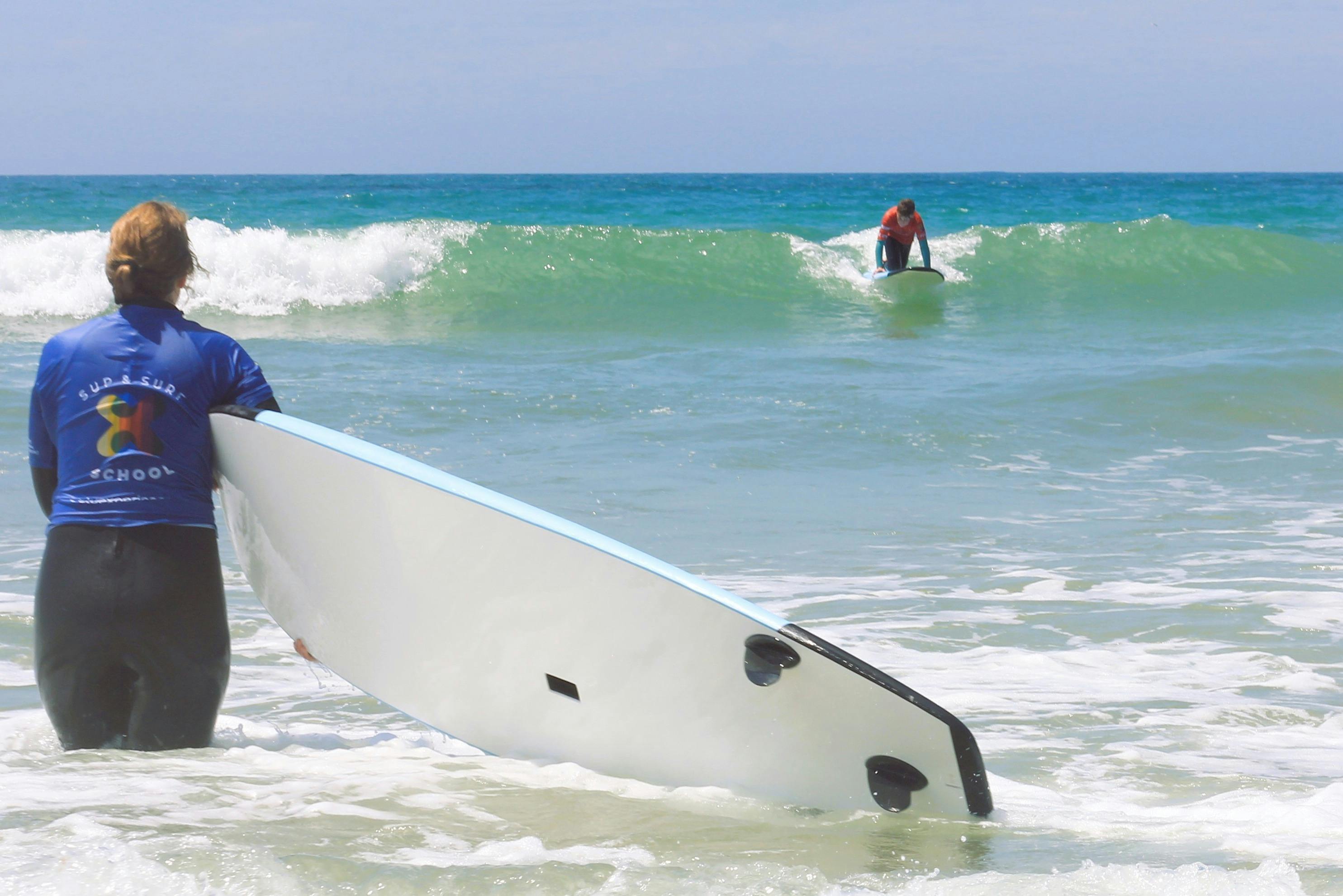 Catching That first wave