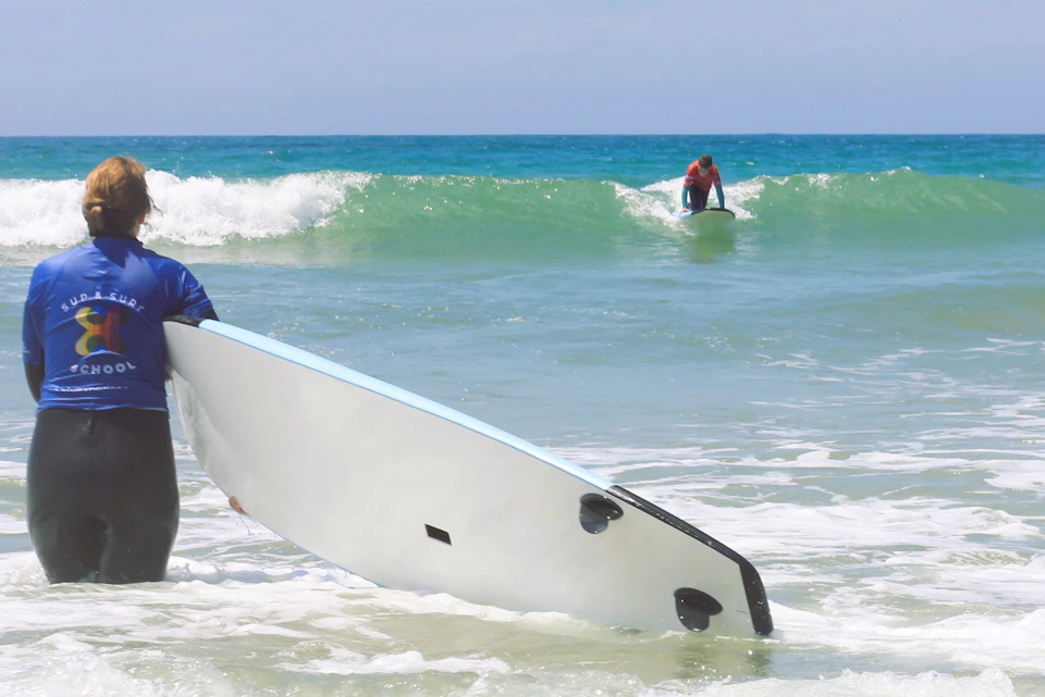 Catching that first wave