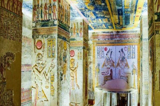 Pharaonic antiquities in Luxor city