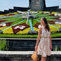 In the summer, we will stop for photos at the flower clock, a beautiful display made up of thousands of flowers.