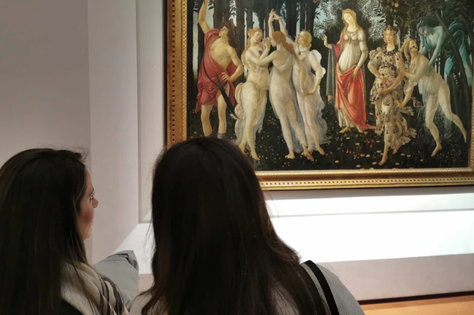Inside the Uffizi Gallery