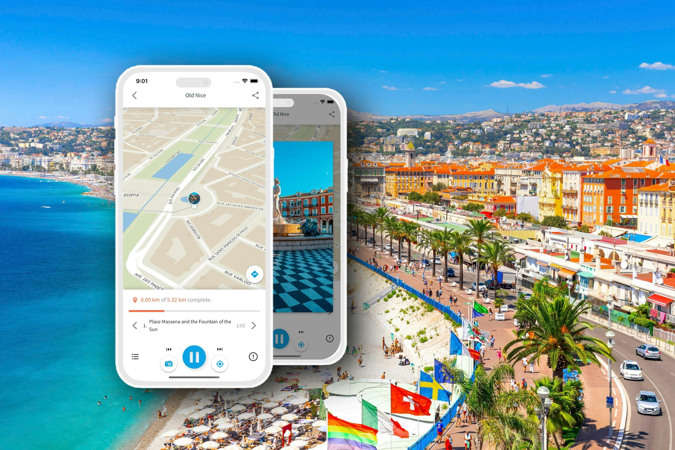 Nice: Audio Guide App by TouringBee