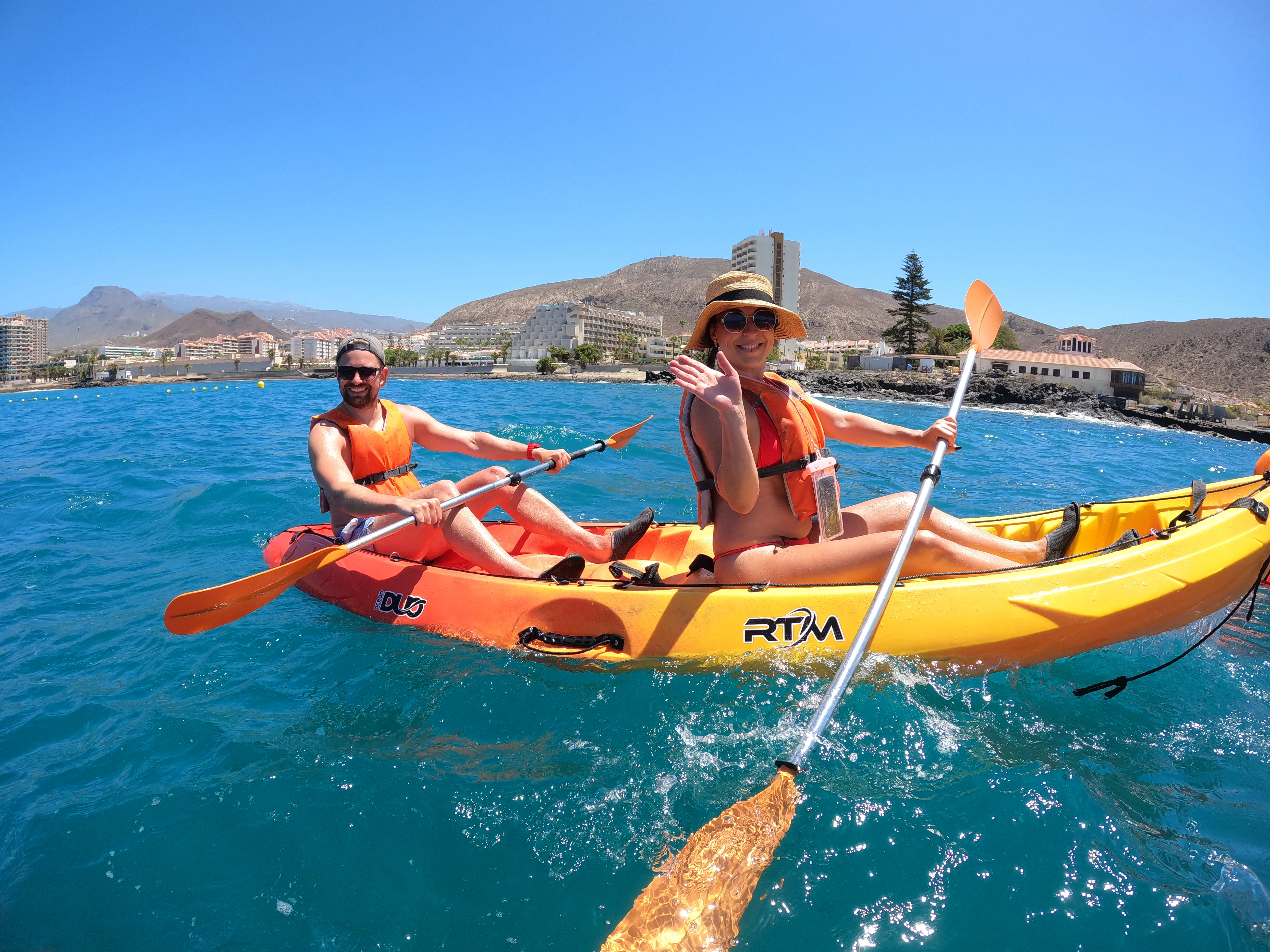 Los Cristianos: Guided Kayak Tour