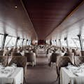 The elegance of our restaurant boats