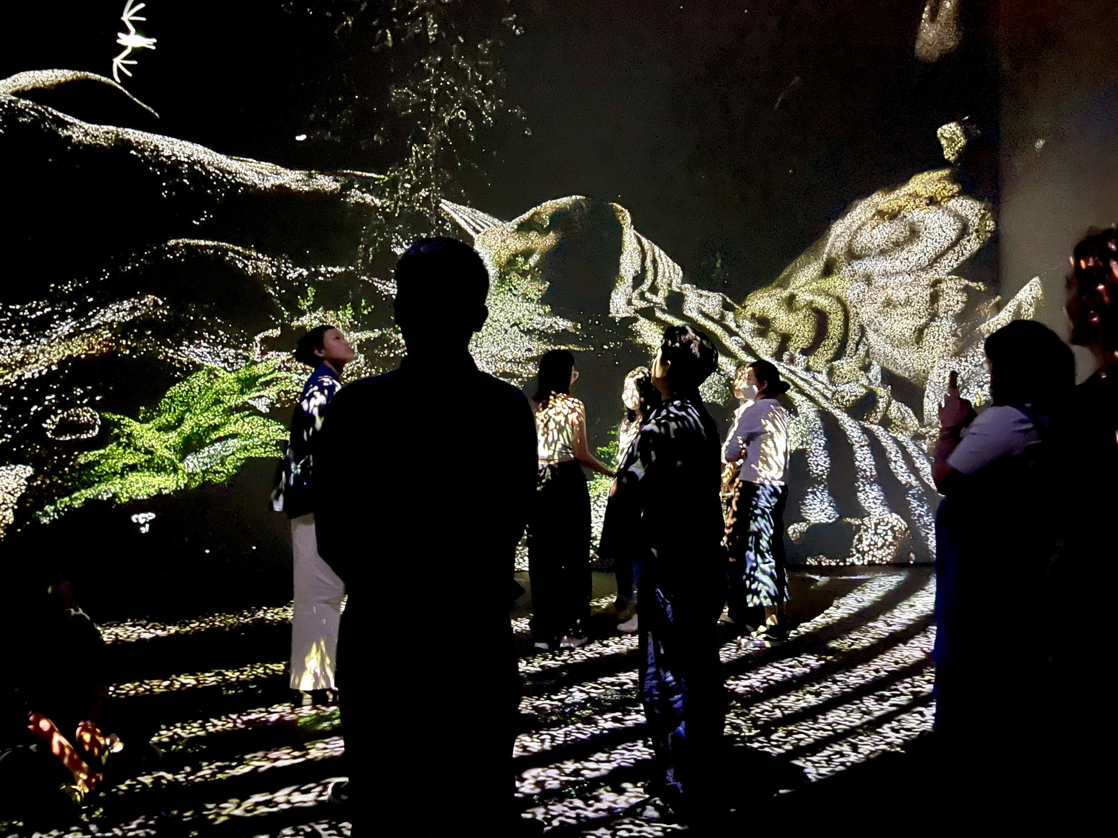 Image of people at the exhibit