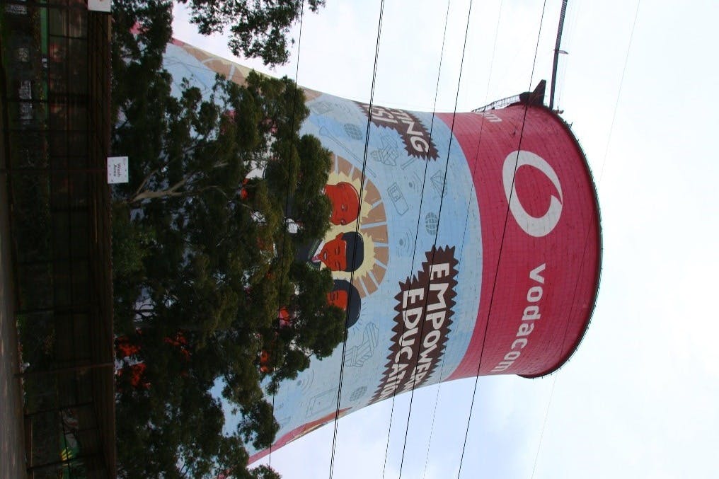 Coal power station in soweto