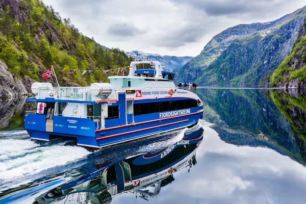Bergen : Croisière d'une journée entière dans le fjord, visite de la ville historique et funiculaire de Fløien