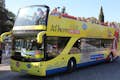 Yellow double decker bus