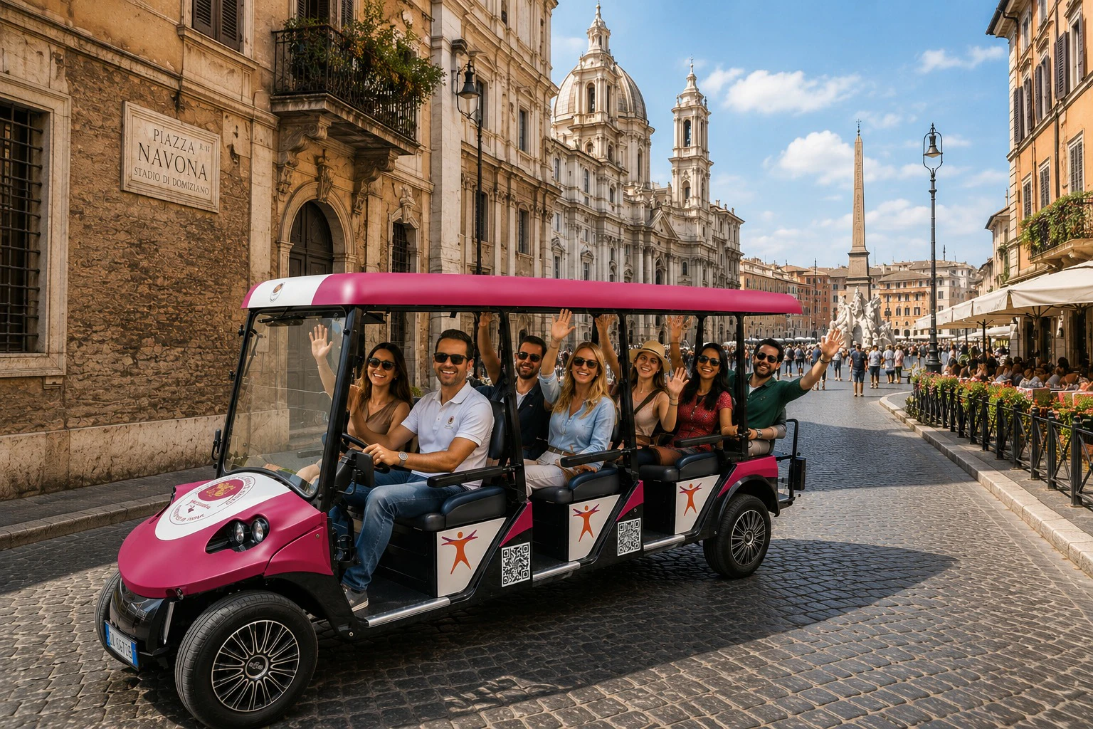 Rome: Hidden Gems Golf Cart Tour
