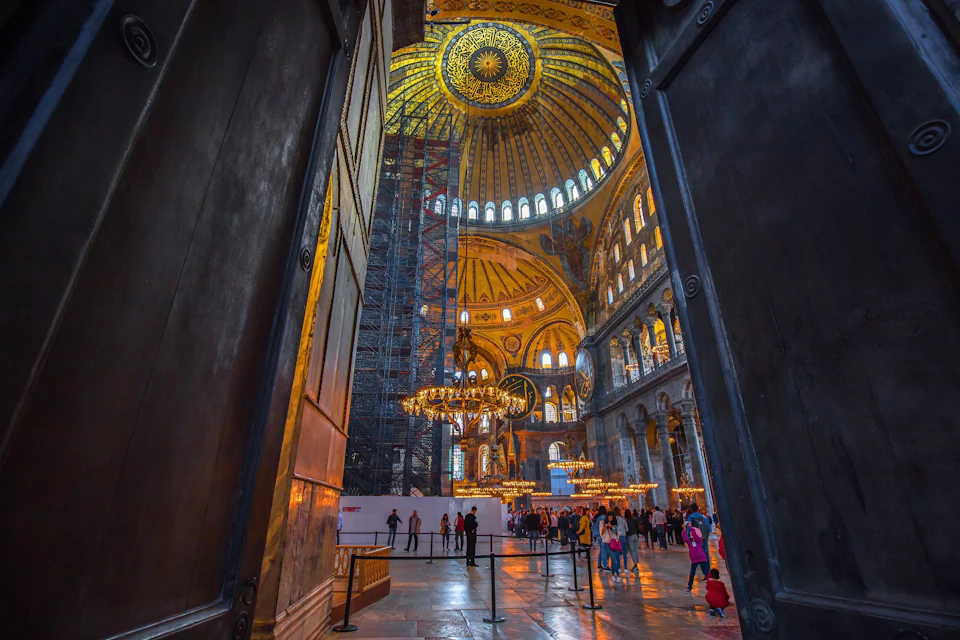 Inside Hagia Sophia