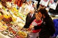 Selecting the best products from the Boqueria market