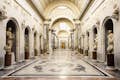 Empty corridor of the Vatican Museums
