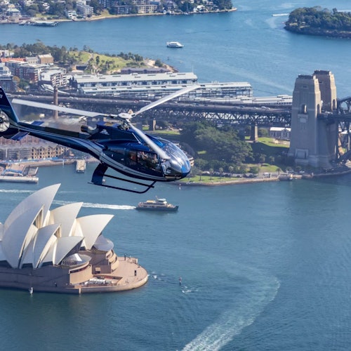 シドニーヘリコプターツアー： 30分の壮大な景色のフライト(即日発券)